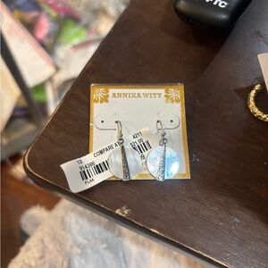 Annika Witt Silver/Mother of Pearl Earrings